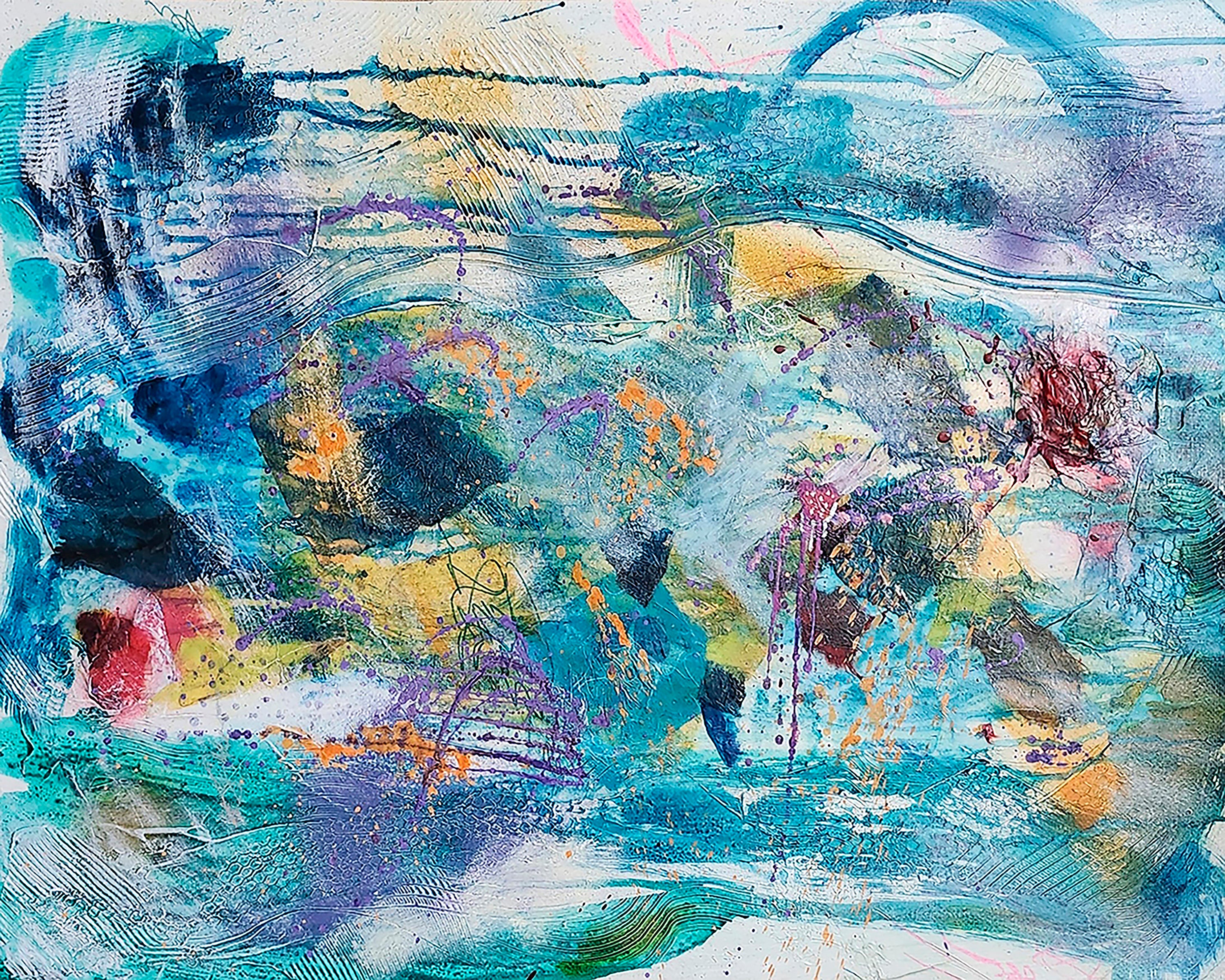 Blue Rhythm – 30×24 Canvas Print