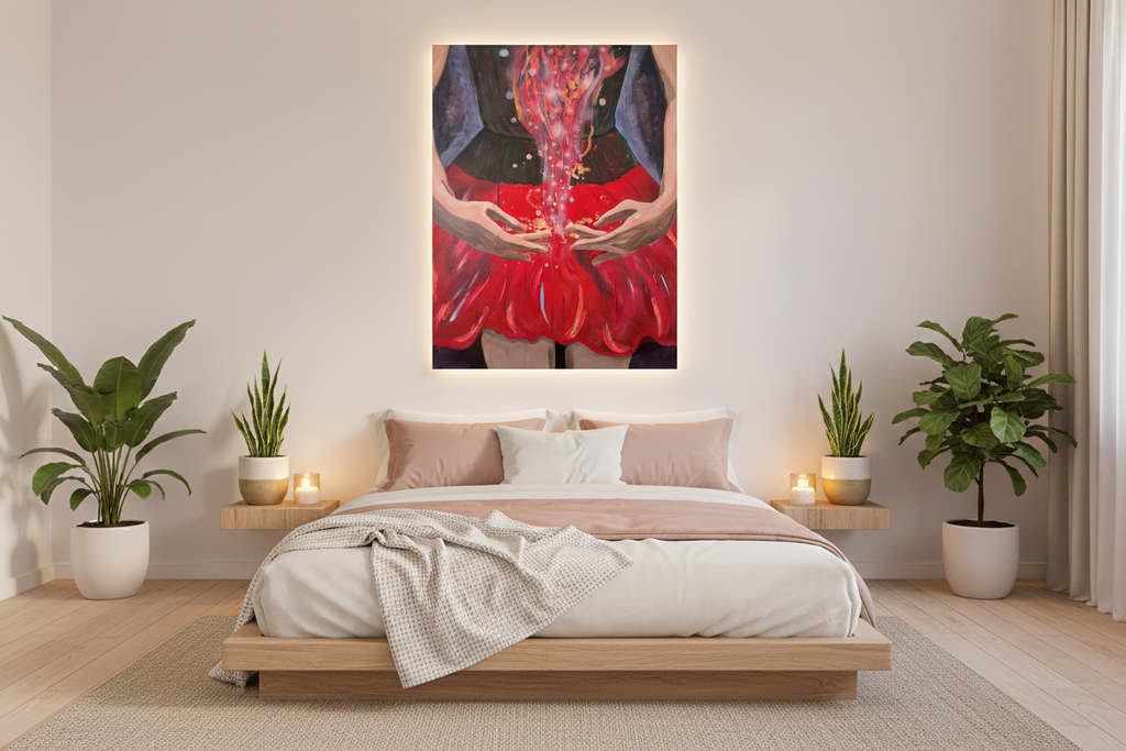 Ballerina Hands Room Mockup