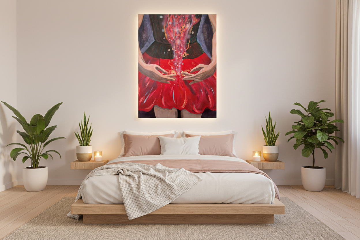 Ballerina Hands Room Mockup
