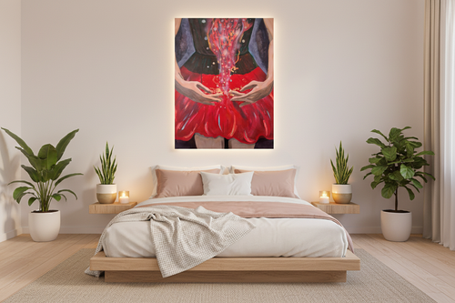 Ballerina Hands Room Mockup