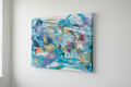 Blue Rhythm Canvas Print Mockup