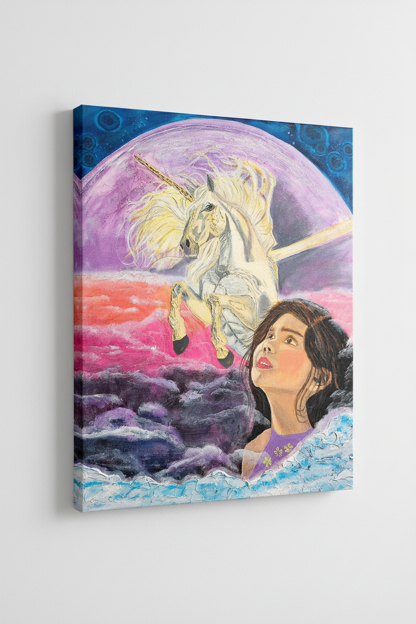 Dreamer's Heart Canvas Print Mockup