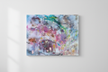 Fuchsia Fusion Canvas Print Mockup
