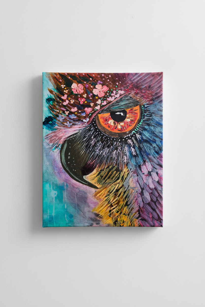 I See You Canvas Print Mockup