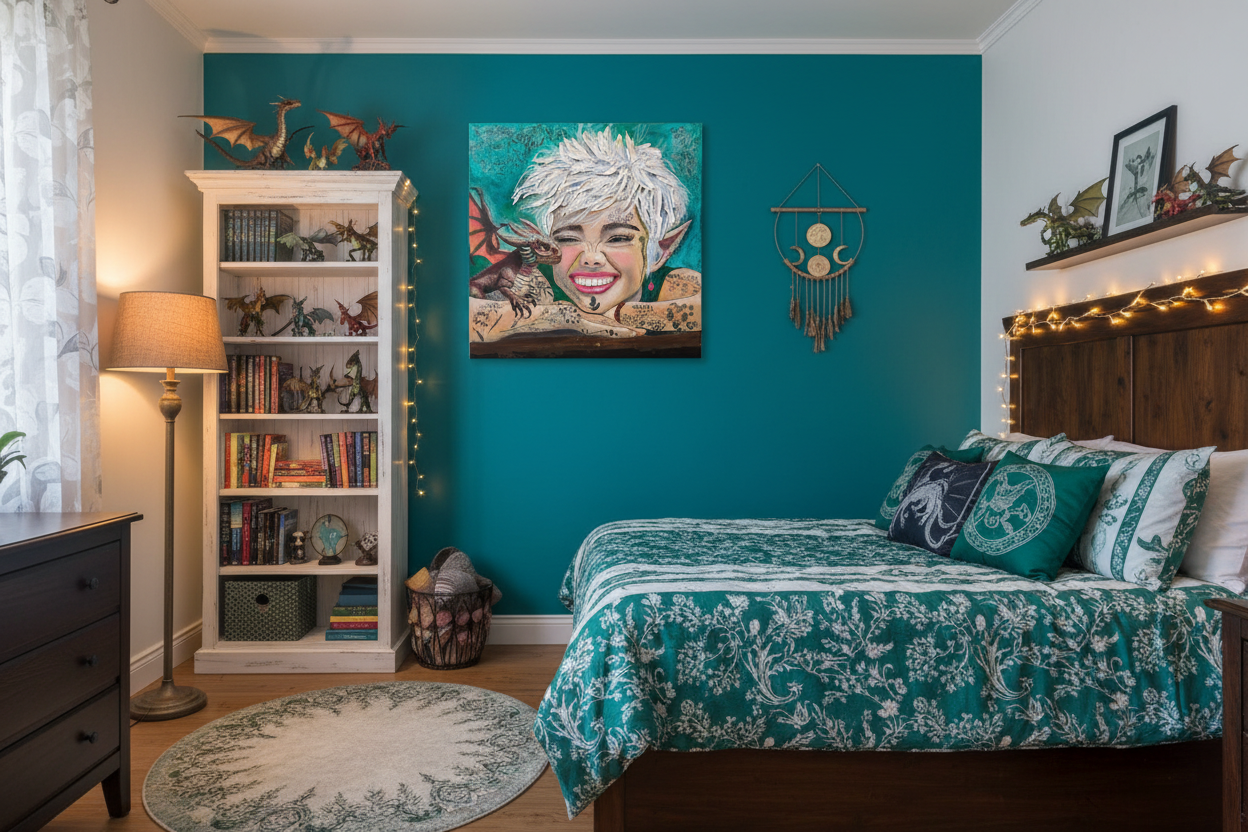 Magical Friendship Fantasy Room Mockup