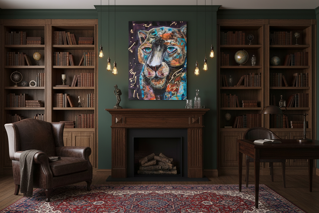 Midnight Prowl Study Room Mockup