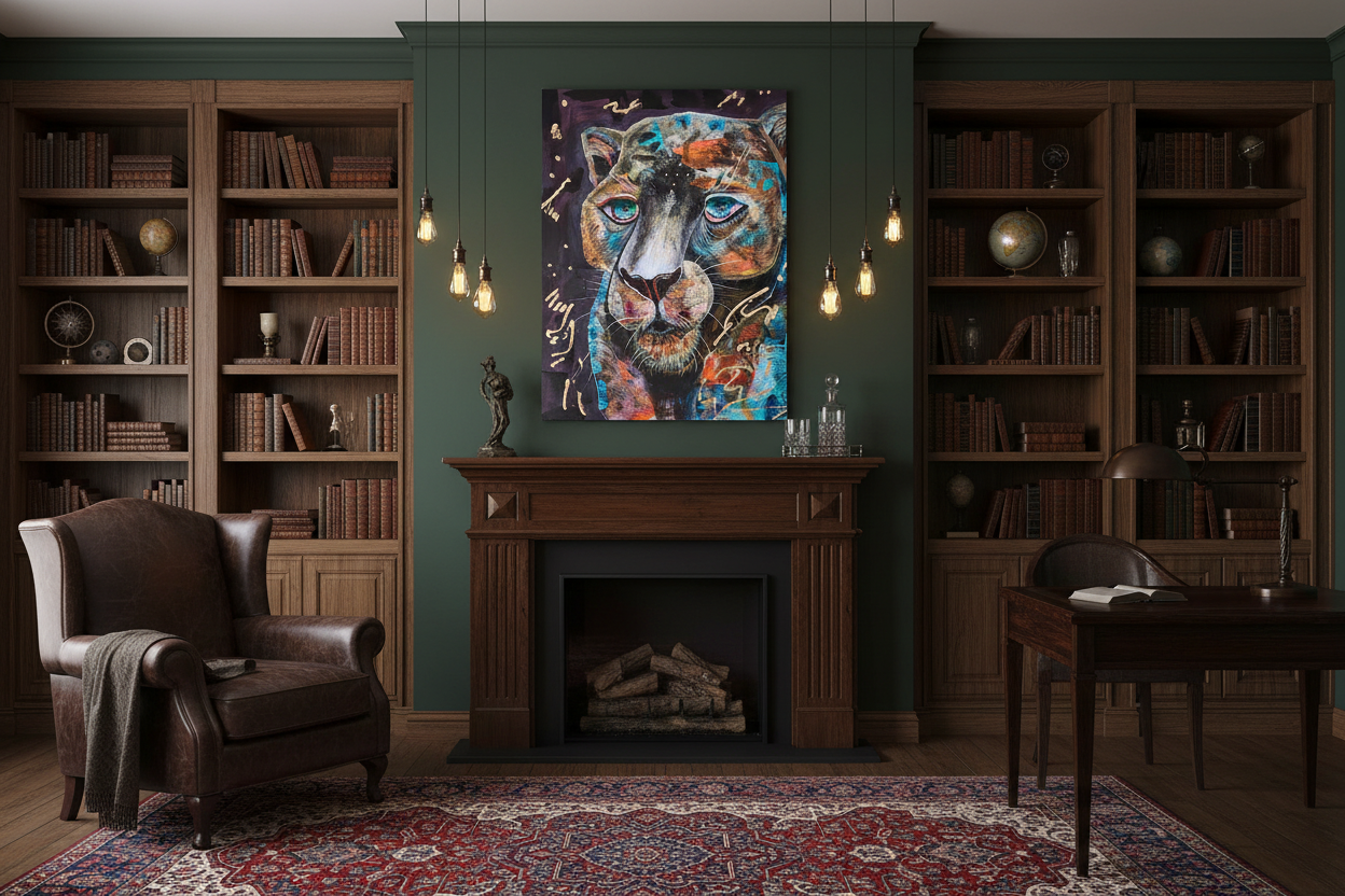 Midnight Prowl Study Room Mockup