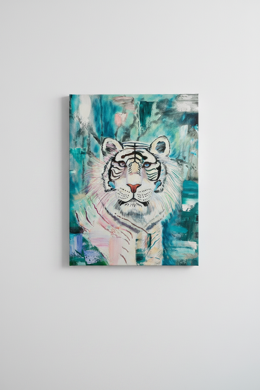 Overcoming Tiger Left Angle Mockup