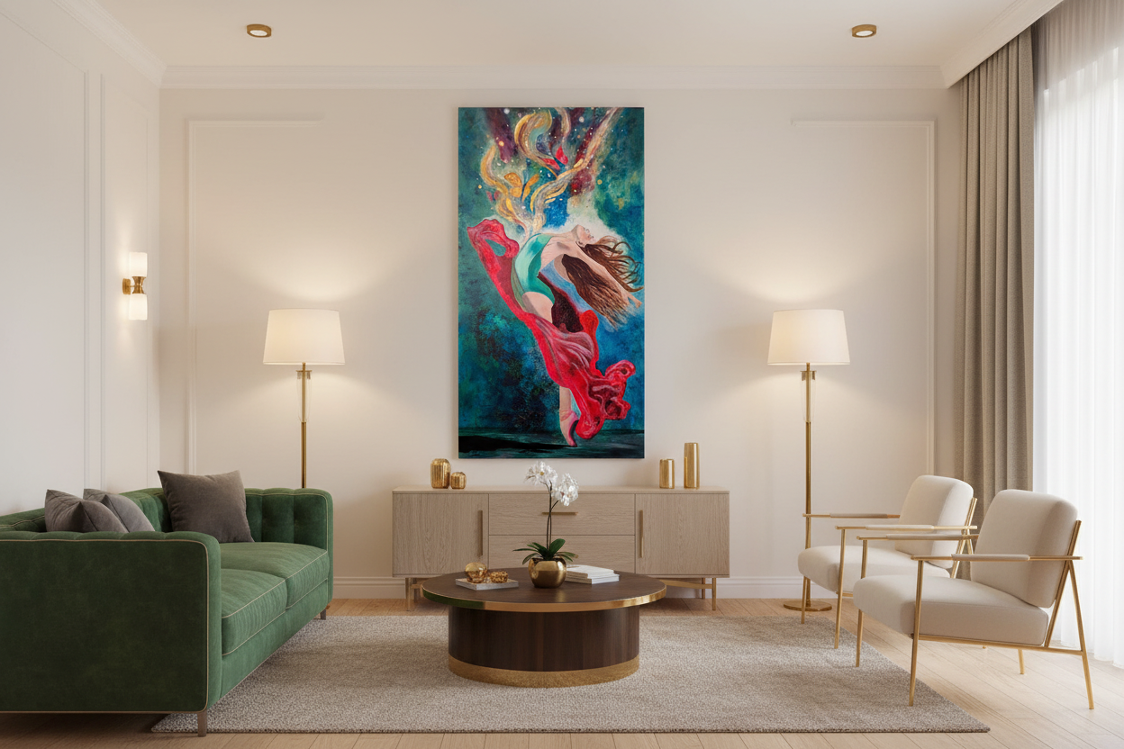 Soul Fire Living Room Mockup