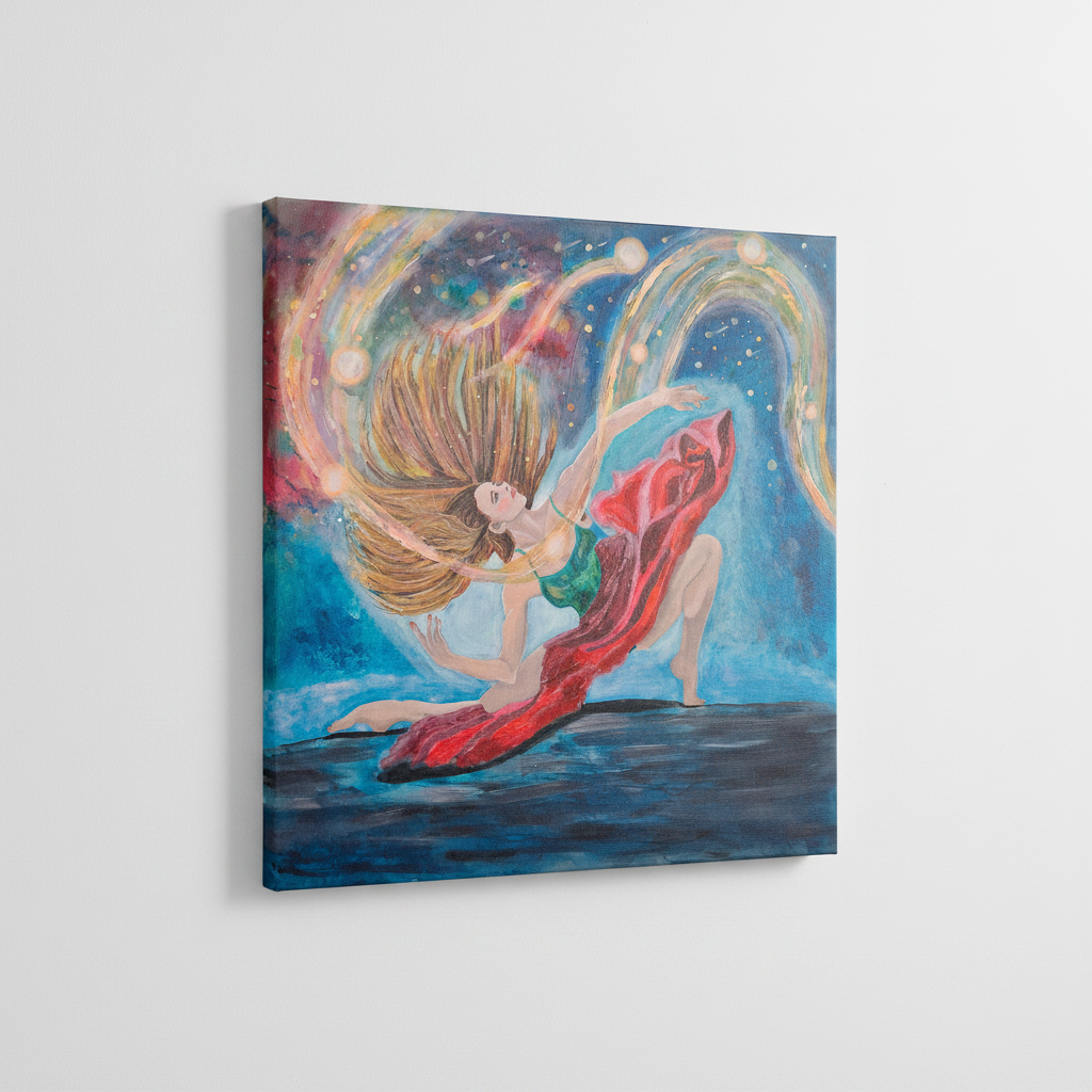 Transcending Canvas Print Mockup