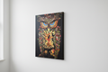 Whimsical Owl Canvas Print Mockup