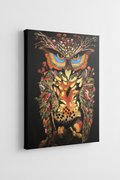 Whimsical Owl Canvas Print Mockup